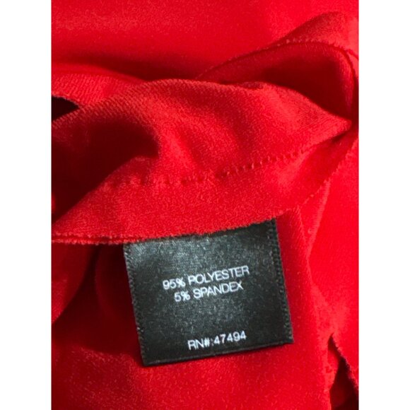 Norma Kamali Sleeveless Pickleball Mini Dress in Tiger Red Small New Womens - Picture 9 of 15